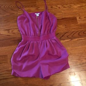 bar iii pink romper!
